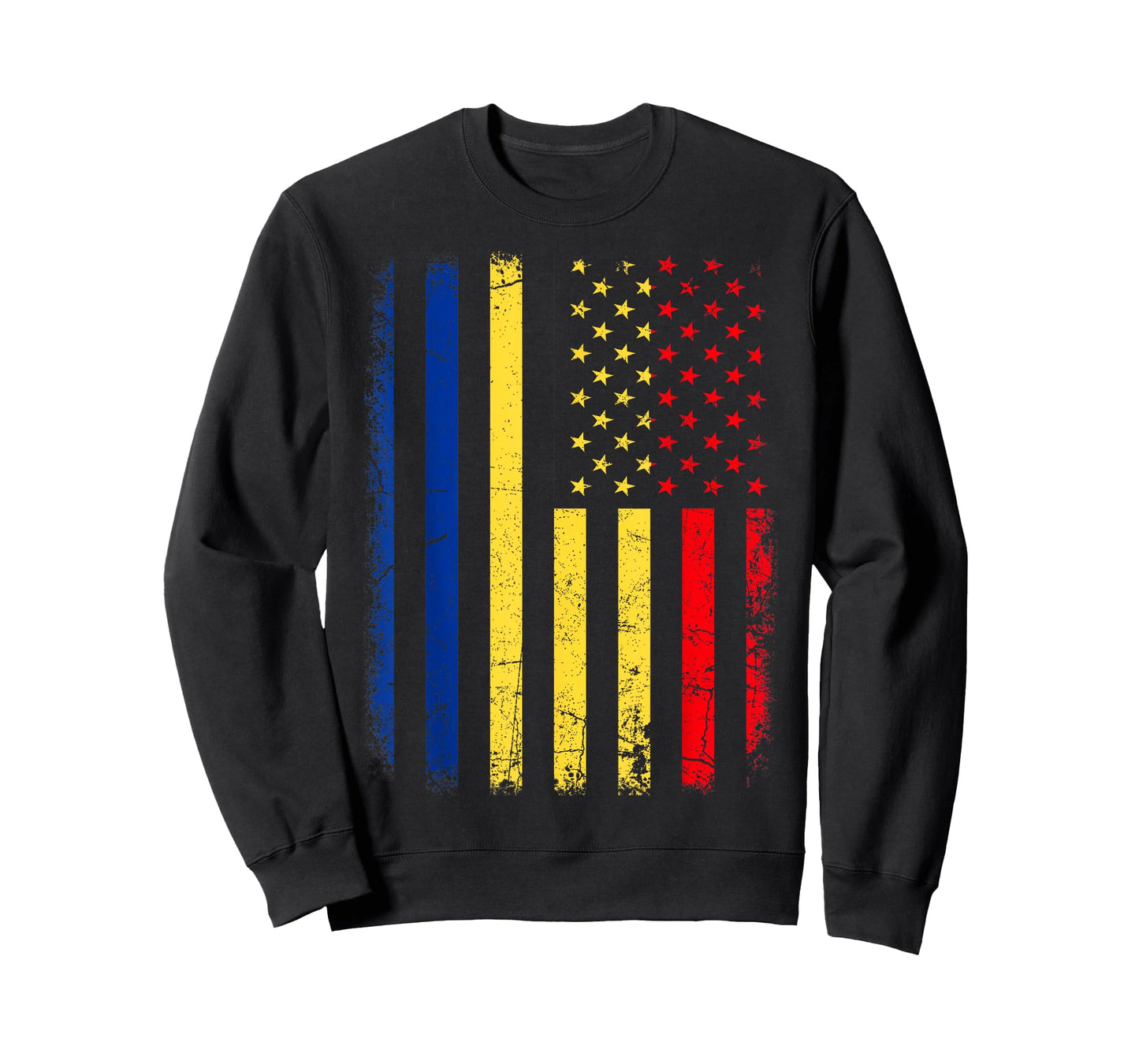 Romanian American Flag Romania America Pride Heritage T-Shirt