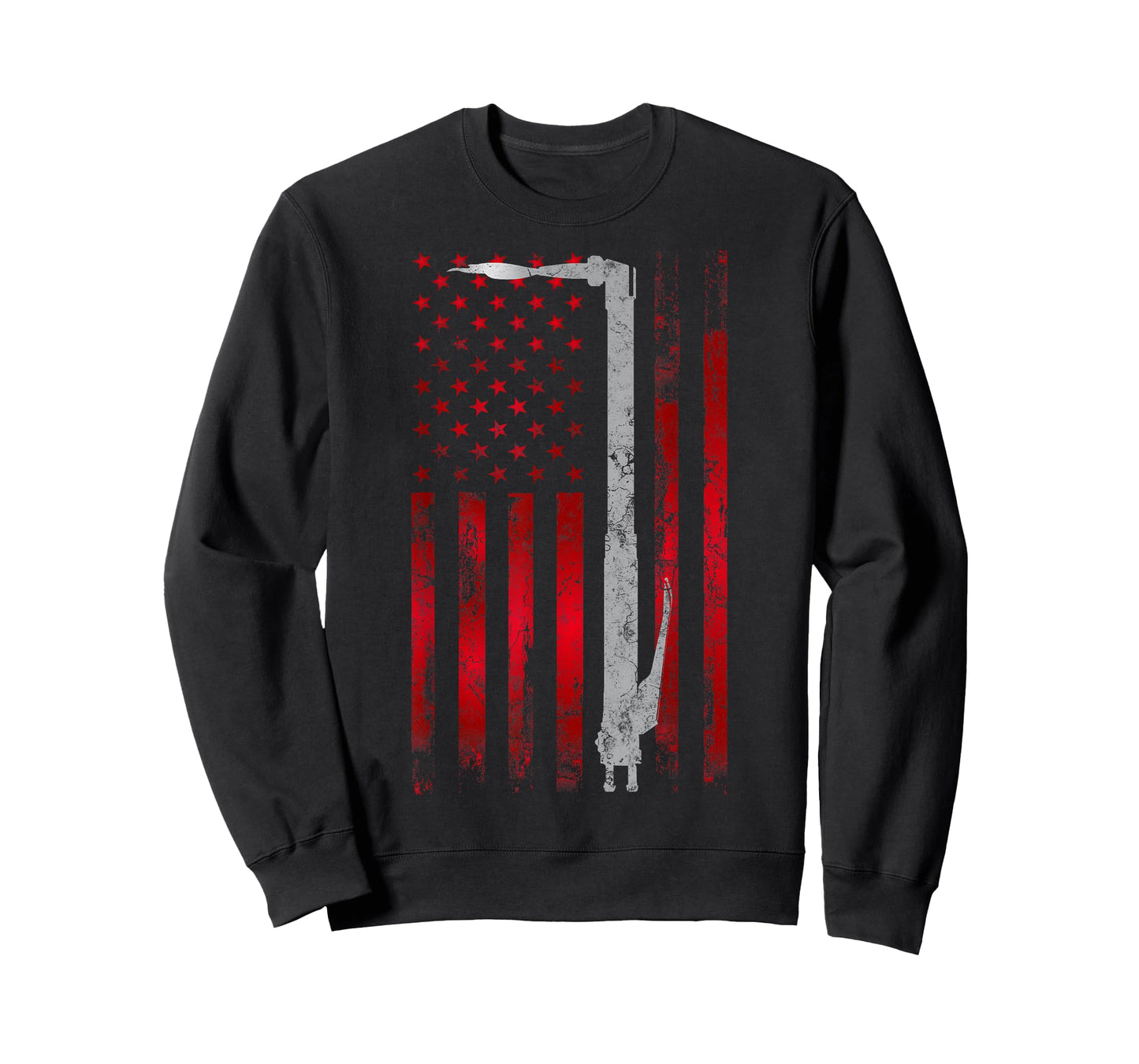 Welding Vintage Patriotic USA American Flag Welder gift T-Shirt
