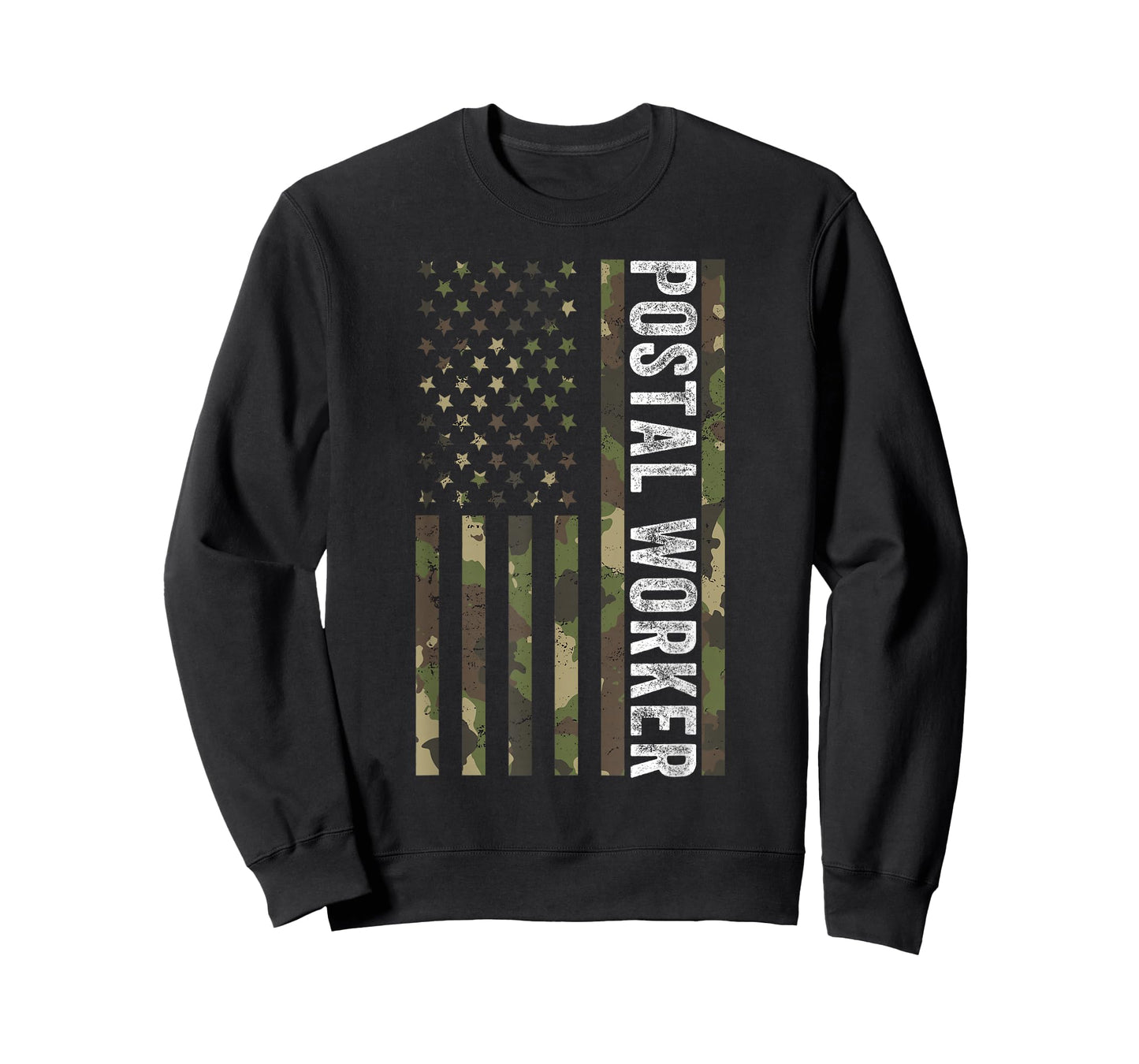 Postal Worker Camouflage American Flag US Postal Service Men T-Shirt
