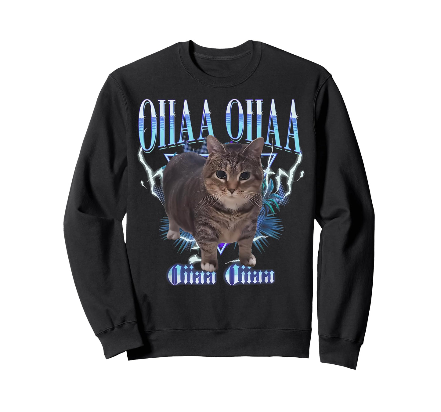 Cute OIIA OIIA CAT Spinning Cat Meme Funny Trendy Cat T-Shirt for Men Women