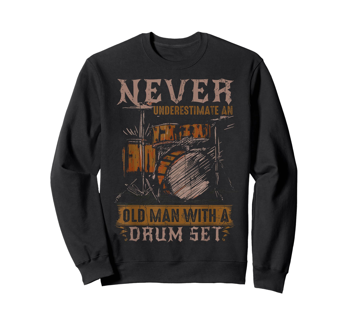Funny Drummer Art for Men Drum Player T-Shirt