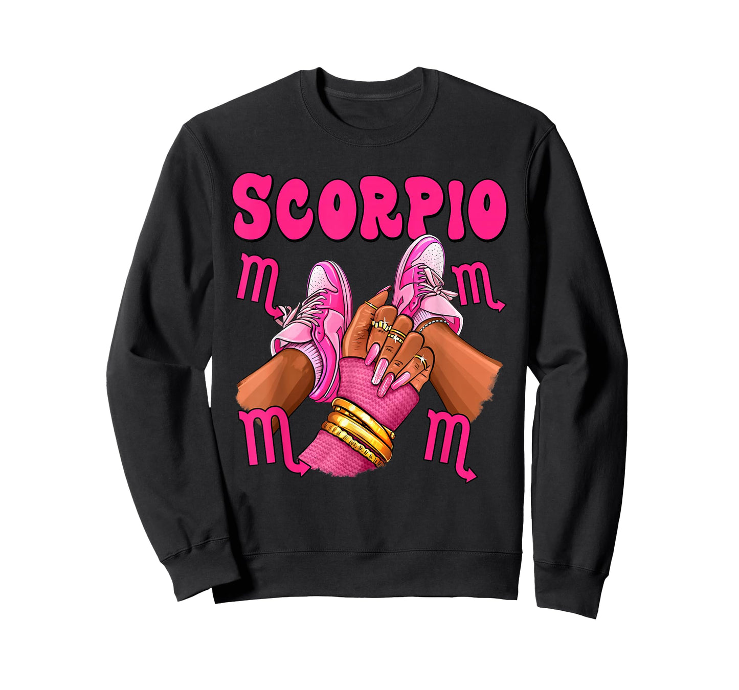 Scorpio Girl Birthday Queen Shoes Sneakers Zodiac Sign T-Shirt