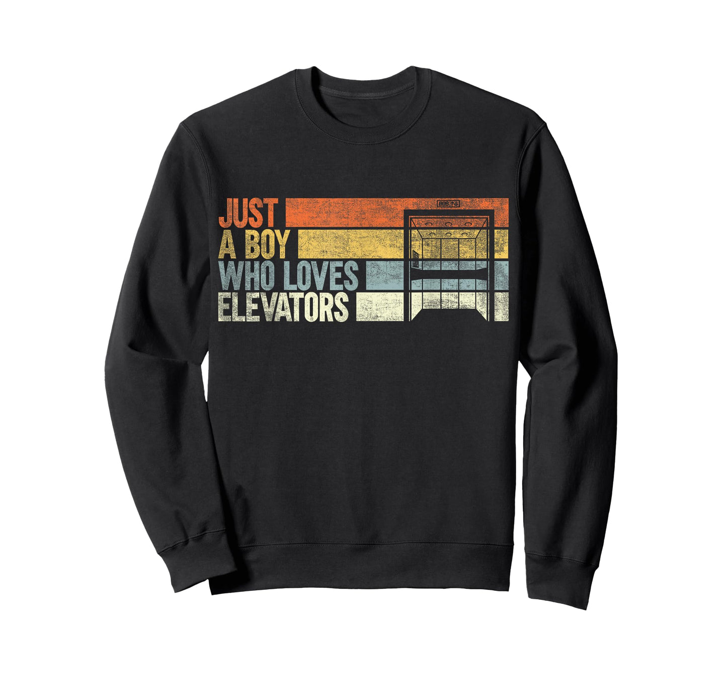 Just a Boy Who Loves Elevators. Funny Elevator T-Shirt