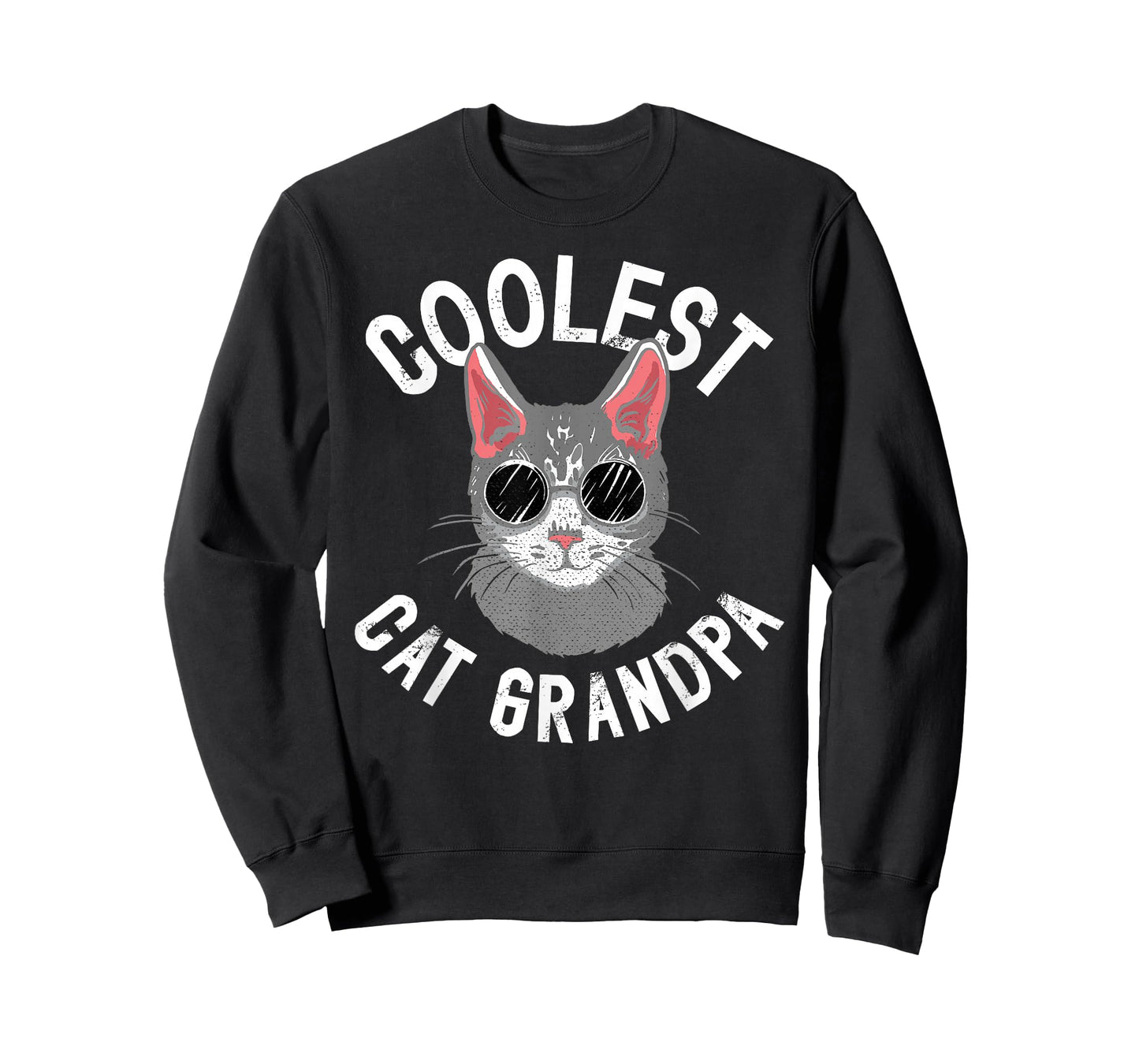 Coolest Cat Grandpa Cat Lover Grandpa Cat Grandfather T-Shirt for Men