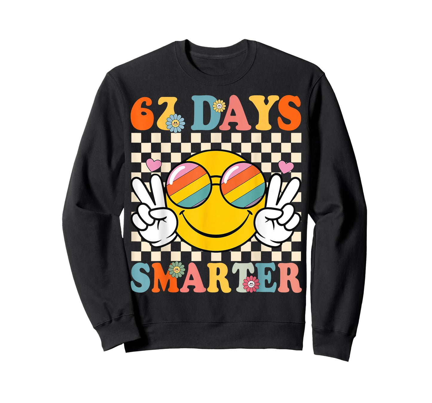 Retro 67 Days Smarter 67 Days of School Groovy Teacher Boy T-Shirt
