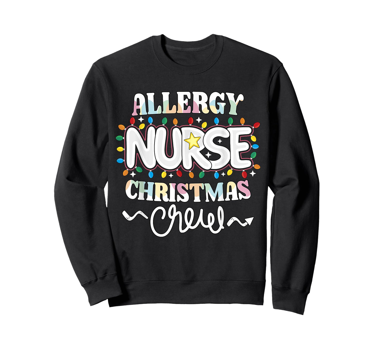 Allergy Nurse Christmas Crew Allergy/Immunology Nursing NP T-Shirt