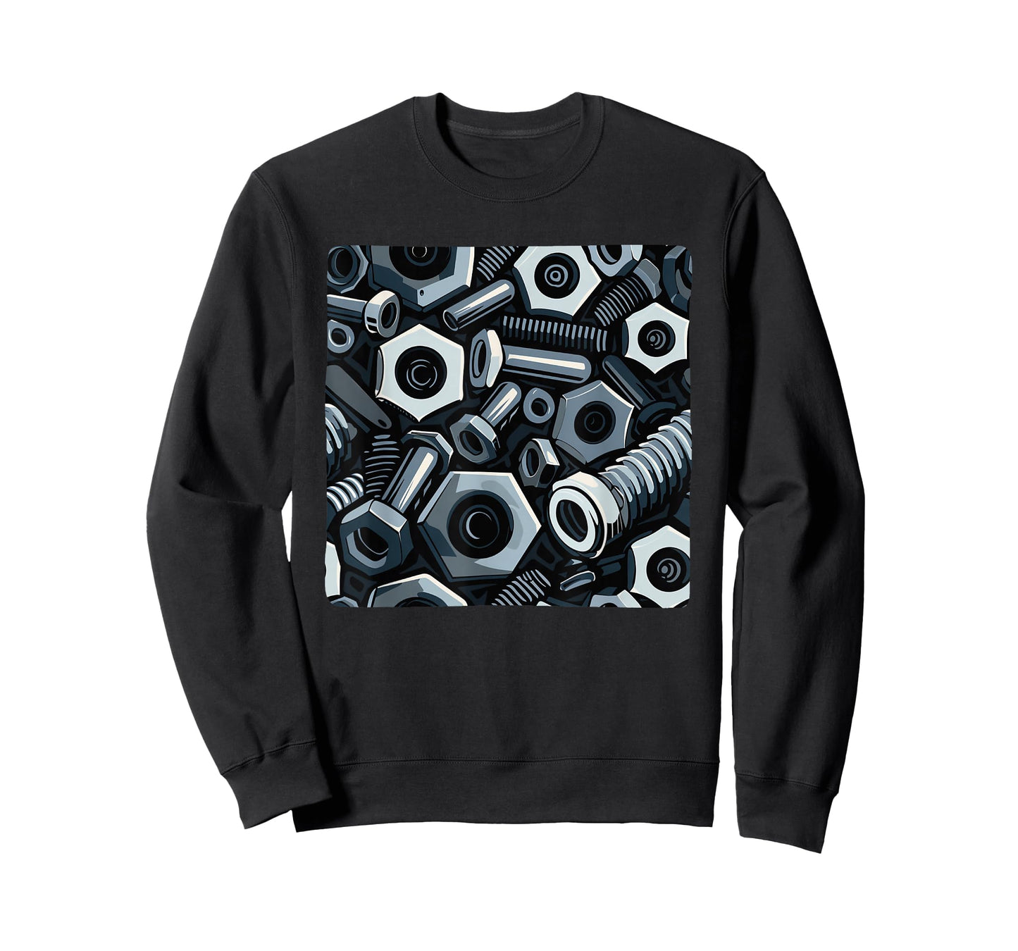 Cool Nut and Bolt Pattern Outfit T-Shirt
