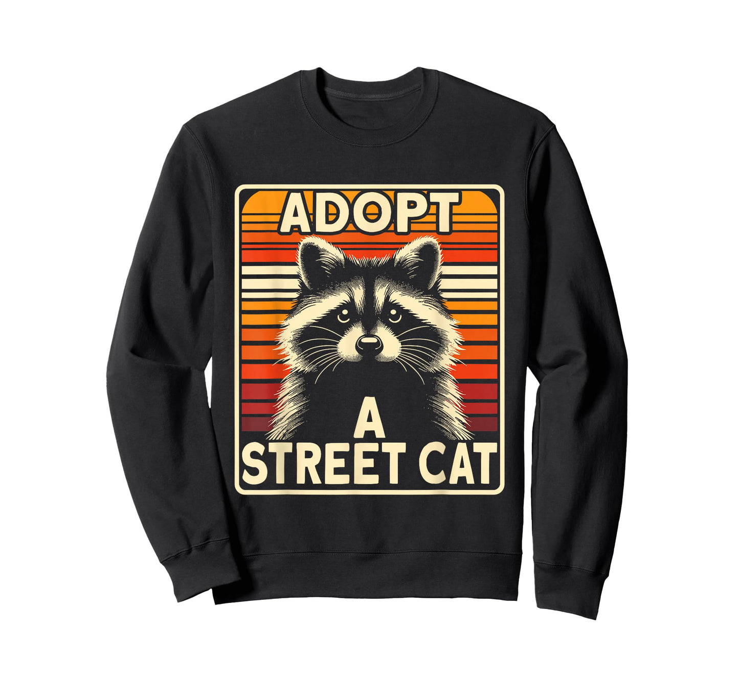Raccoon | Adopt A Street Cat | Men & Women, Funny Racoon T-Shirt