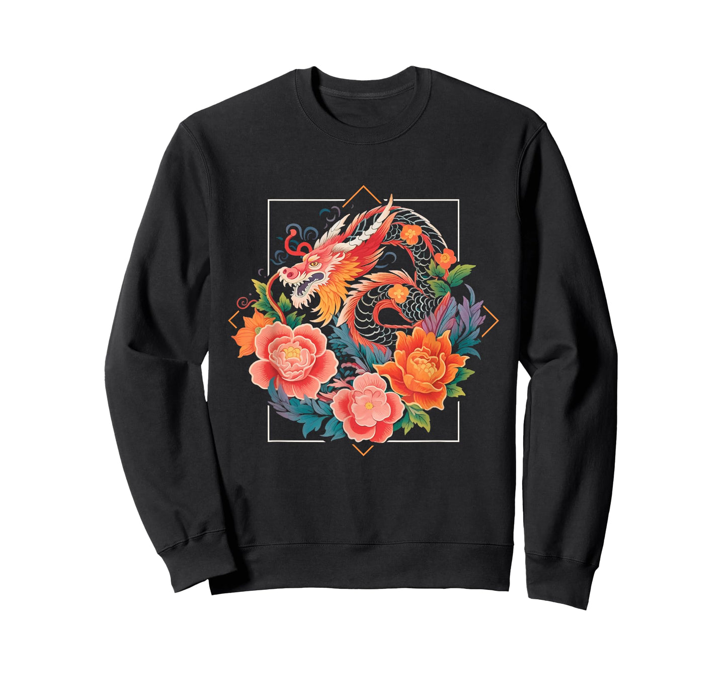 Dragon Flowers | Chinese New Year | Year Of The Dragon T-Shirt