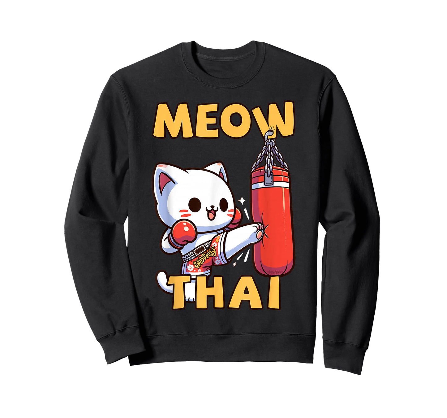 Meow Thai, Muay Thai Cat | Thai Boxing For Kids, Muay Thai T-Shirt