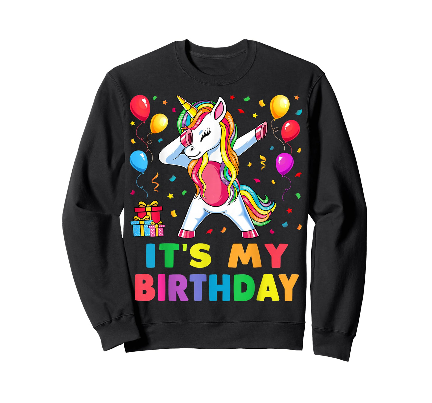 It's My Birthday for Girls Unicorn Dabbing Party Gift T-Shirt