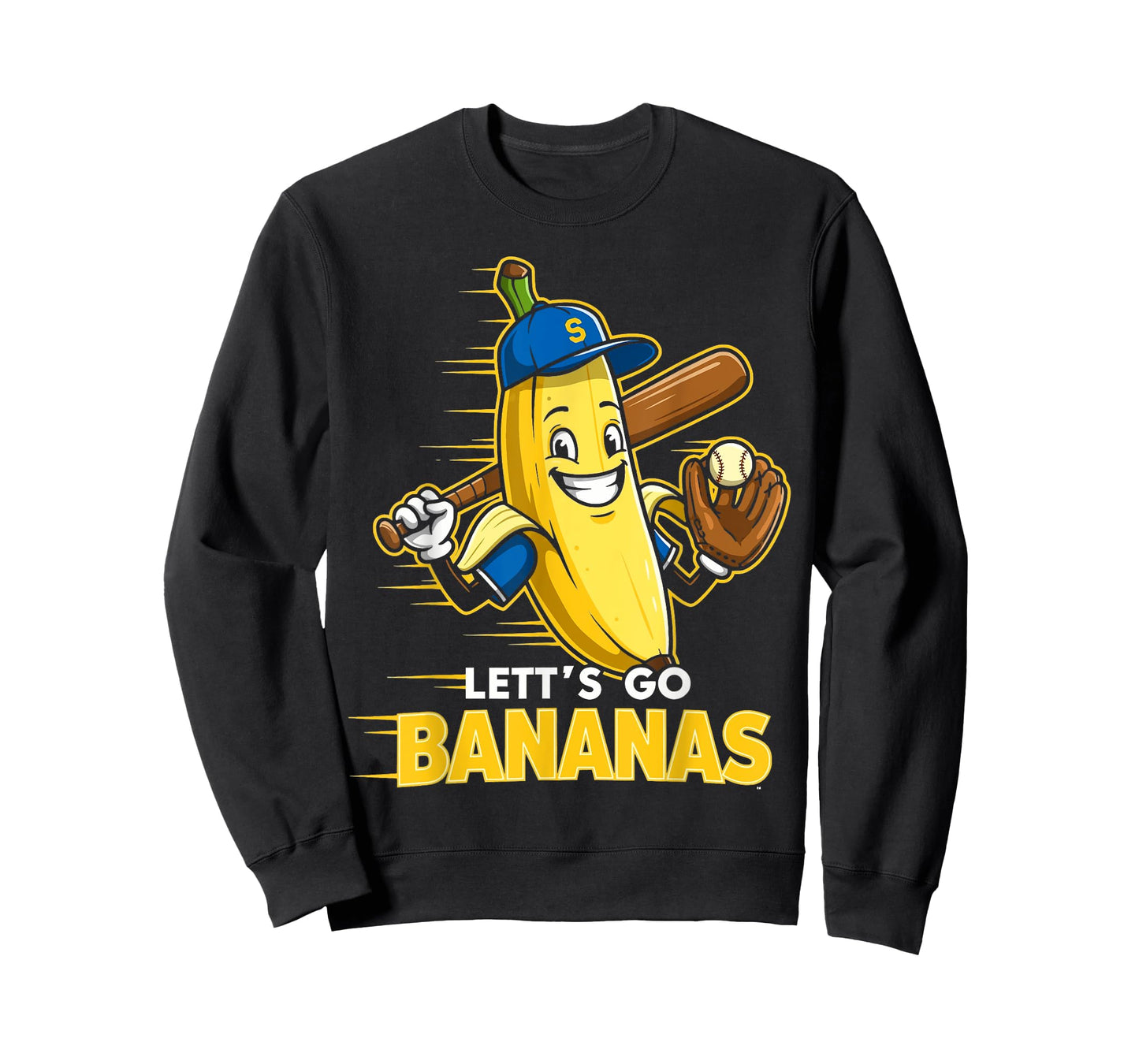 Funny Banana Shirts Gift Fruit Lovers Boys Lets Go Bananas T-Shirt