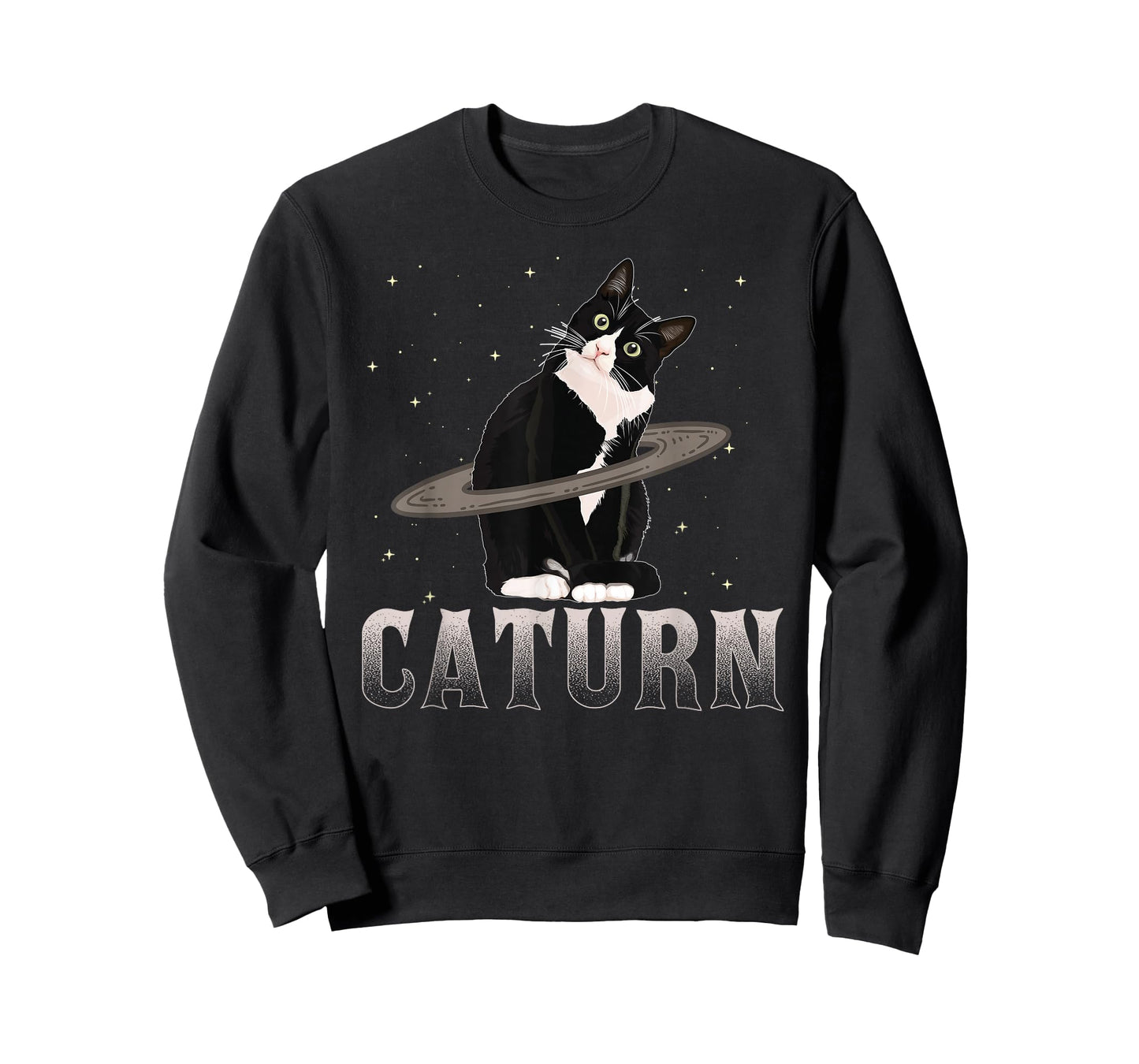 Caturn T-Shirt Cat Mom Cat Dad Space Cat Shirt T-Shirt