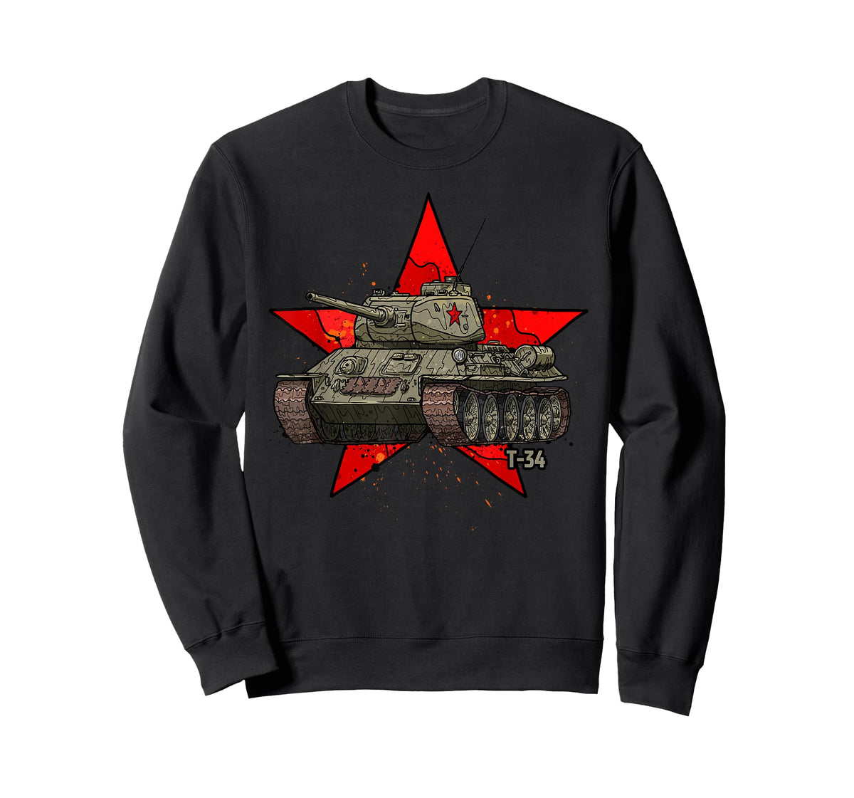 T-34 Soviet Tank WWII Russian Army Red Star T-Shirt