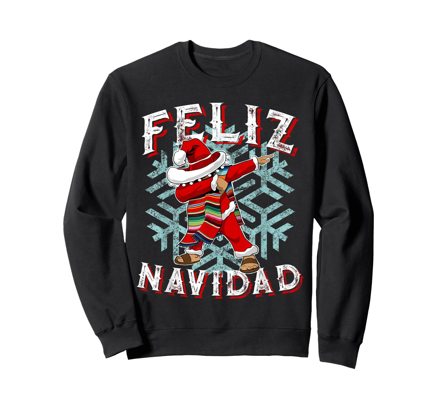 Feliz Navidad Dabbing Christmas Sombrero T-Shirt