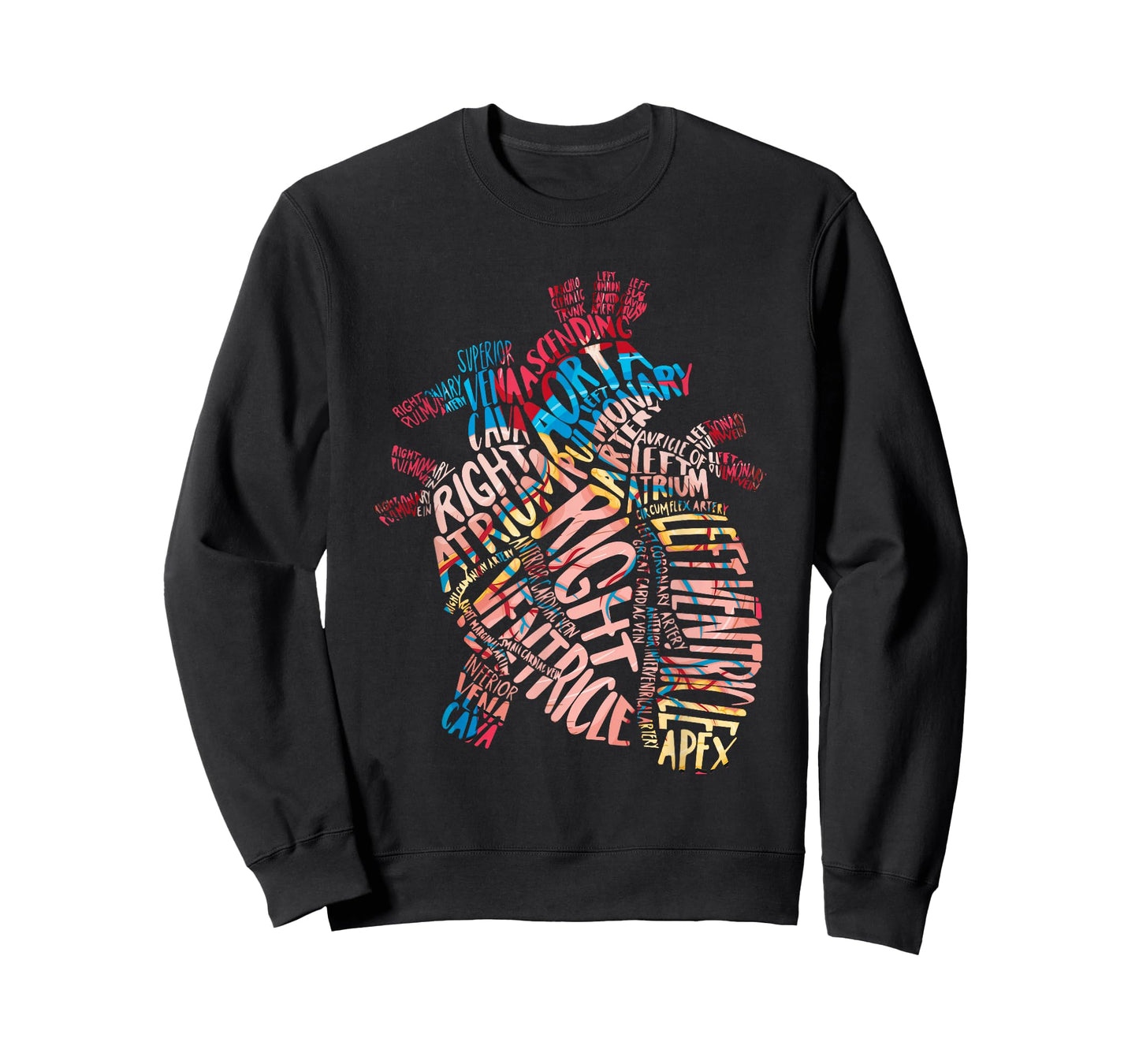 Anatomical Human Heart Cardiology Medical Cardiac Nurse T-Shirt