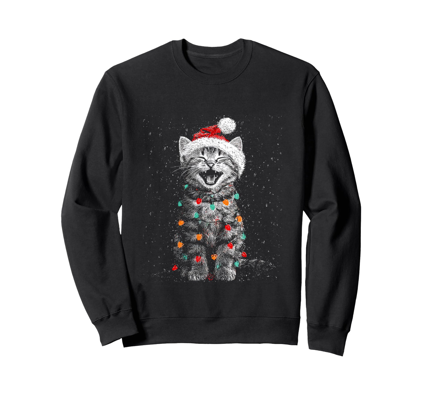 Christmas Funny Cat T-Shirt