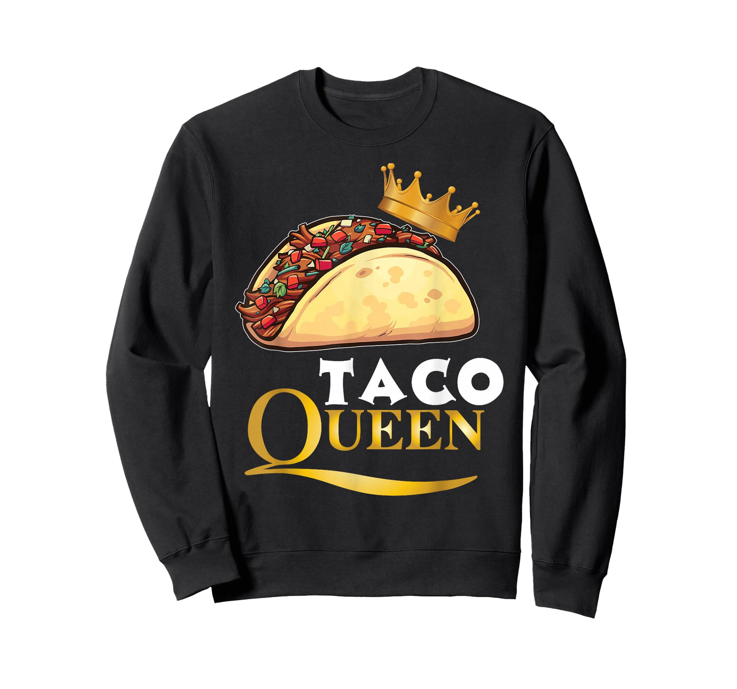 Taco Queen Tshirt for Women Tacos Mexican Food Shirt T-Shirt