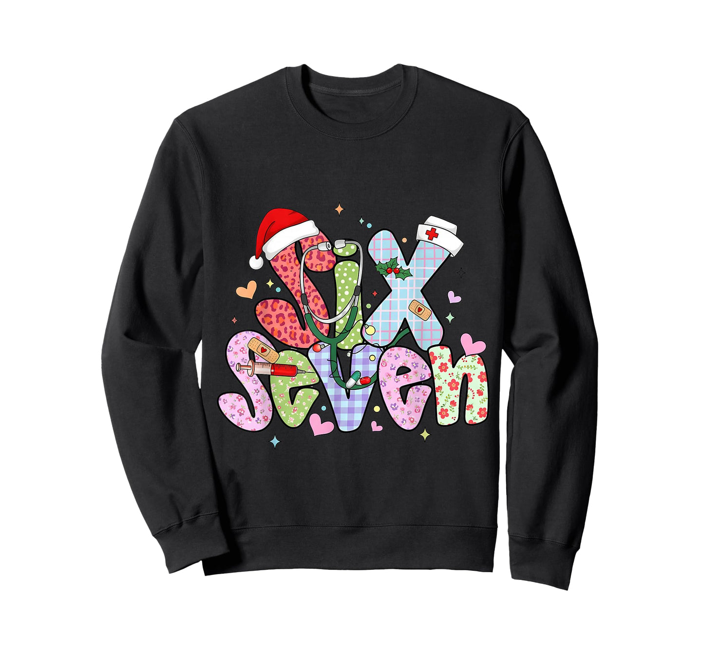 67 Meme six Seven Nurse Christmas Funny Nursing Women Girls T-Shirt