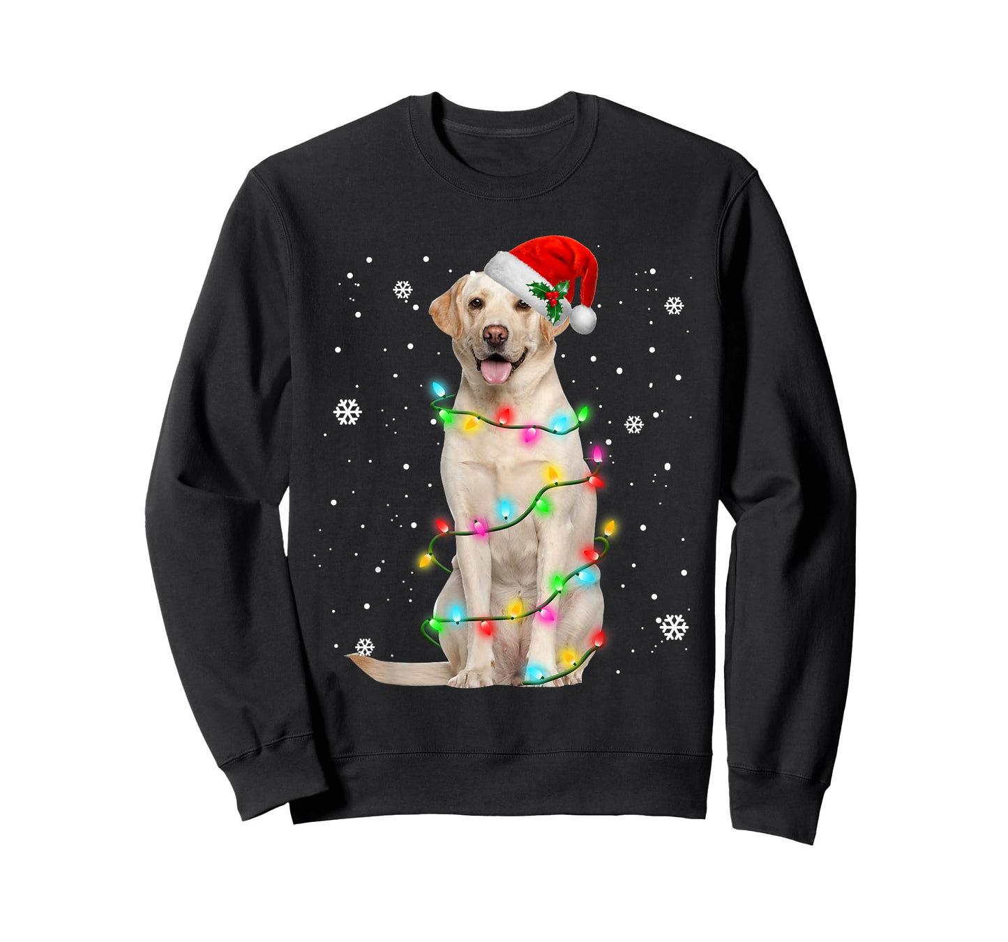 Labrador Retriever Dogs Tree Christmas Sweater Xmas Pet Dogs T-Shirt