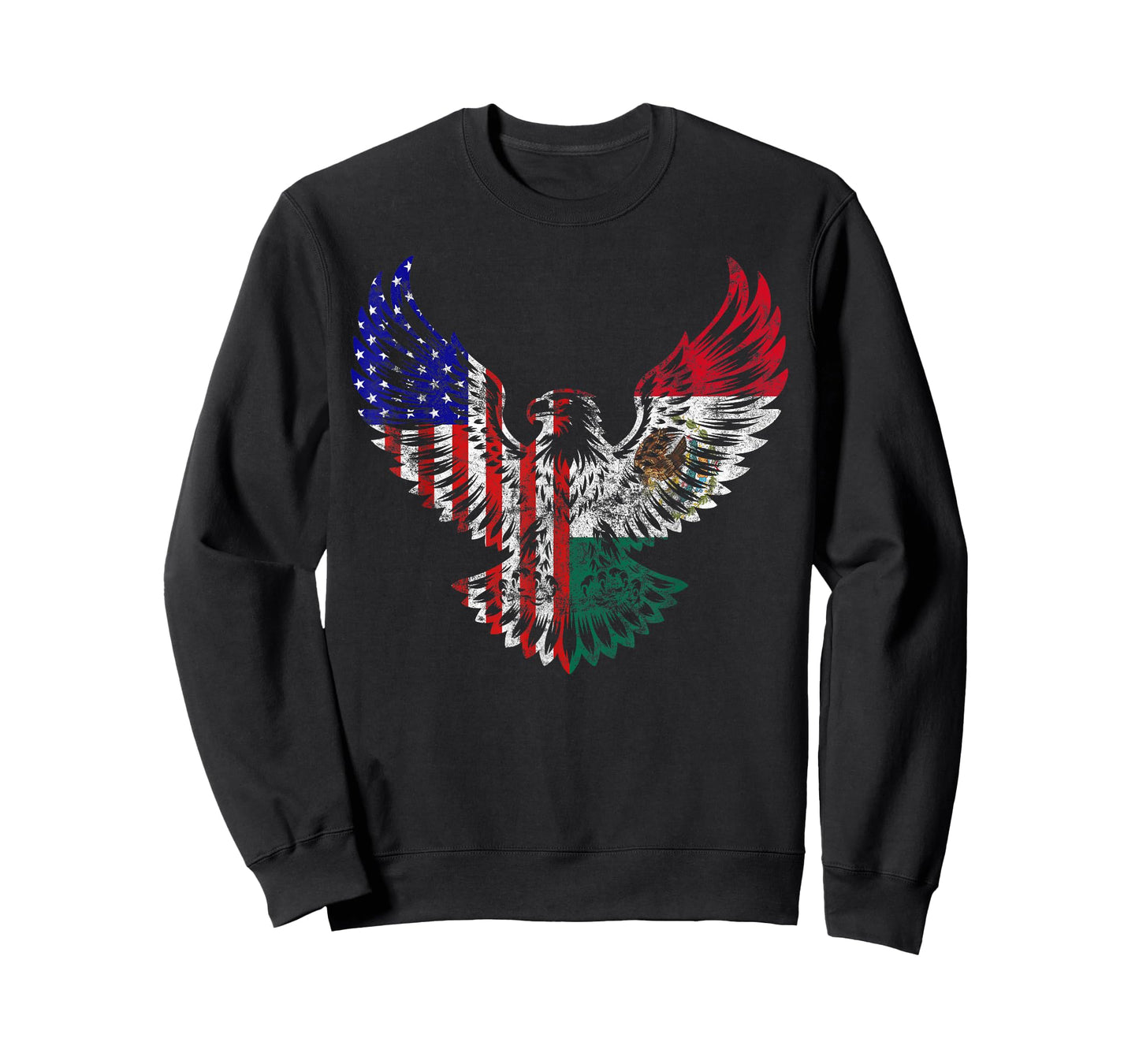 American Mexican Heritage America Mexico Flag Eagle T-Shirt