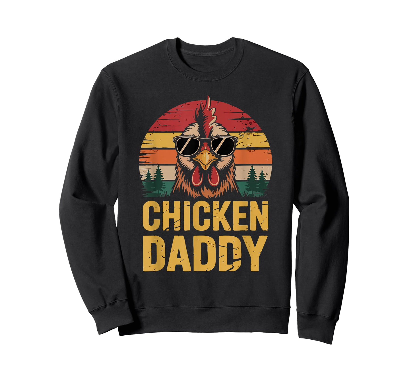 Chicken Daddy Funny Poultry Farming Father Who Raise Chicken T-Shirt