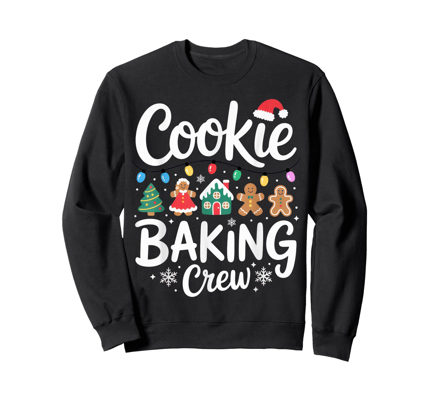 Cookie Baking Crew Christmas Chefs Festive Holiday Fun T-Shirt