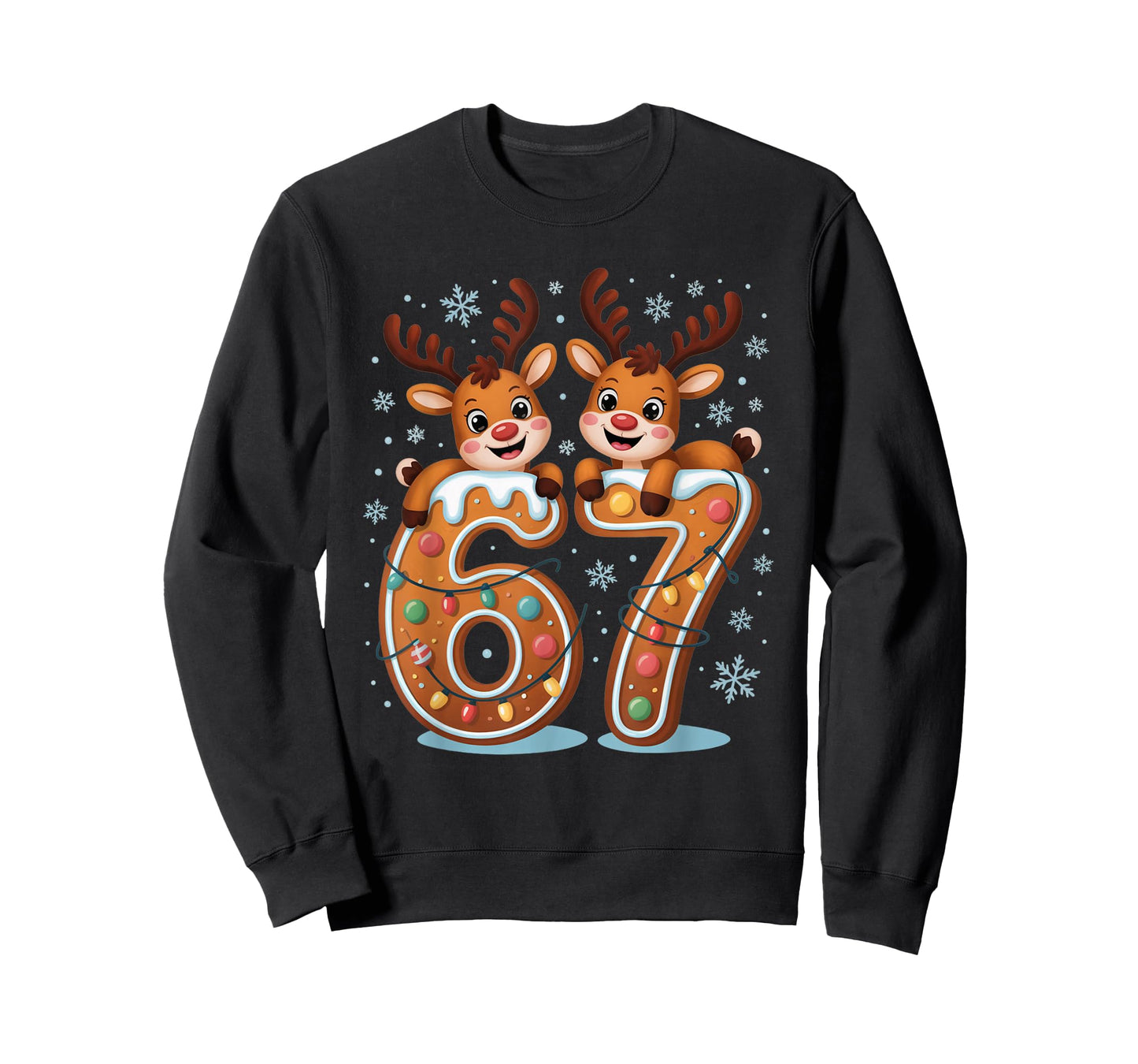 Christmas 67 Funny Xmas Six Seven Ugly Sweater 6-7 T-Shirt