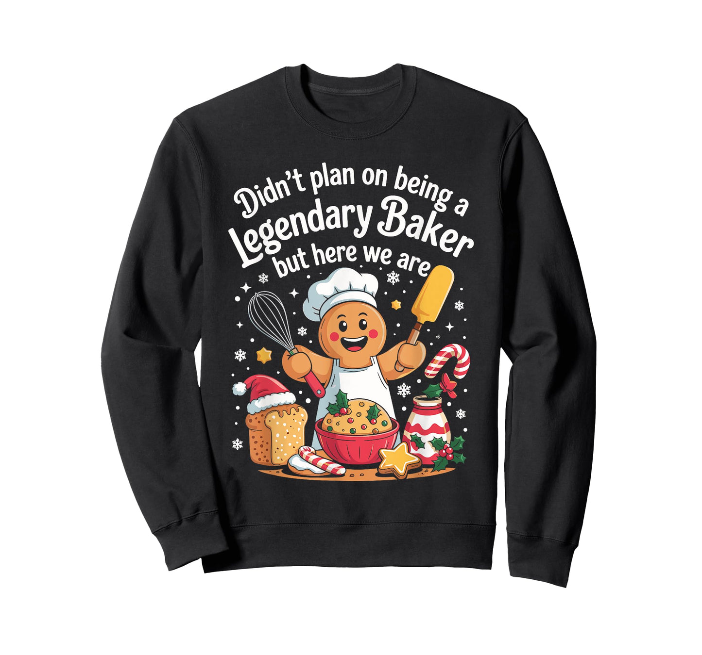 Baker Humor for Christmas Cookie and Gingerbread Fans T-Shirt