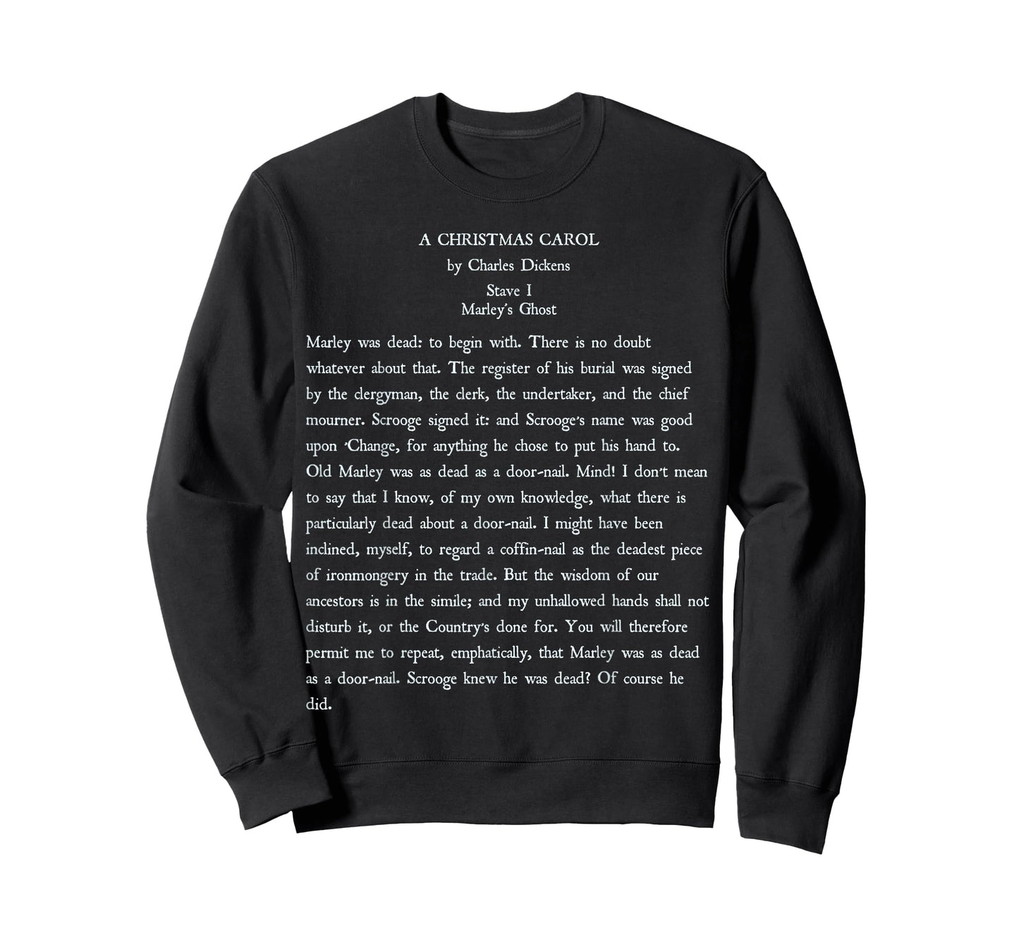 A Christmas Carol Charles Dickens Book Reader Gift T-Shirt