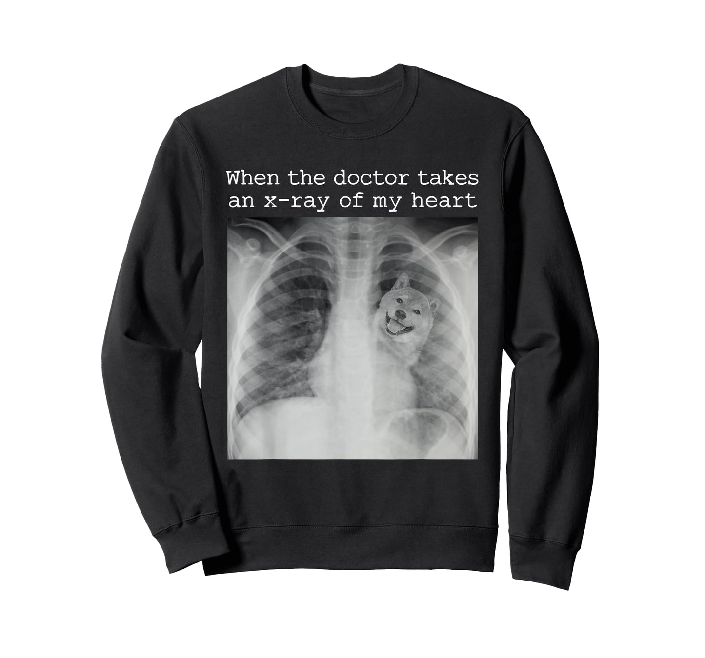 When The Doctor Takes an X-ray of My Heart Shiba Inu Mom T-Shirt