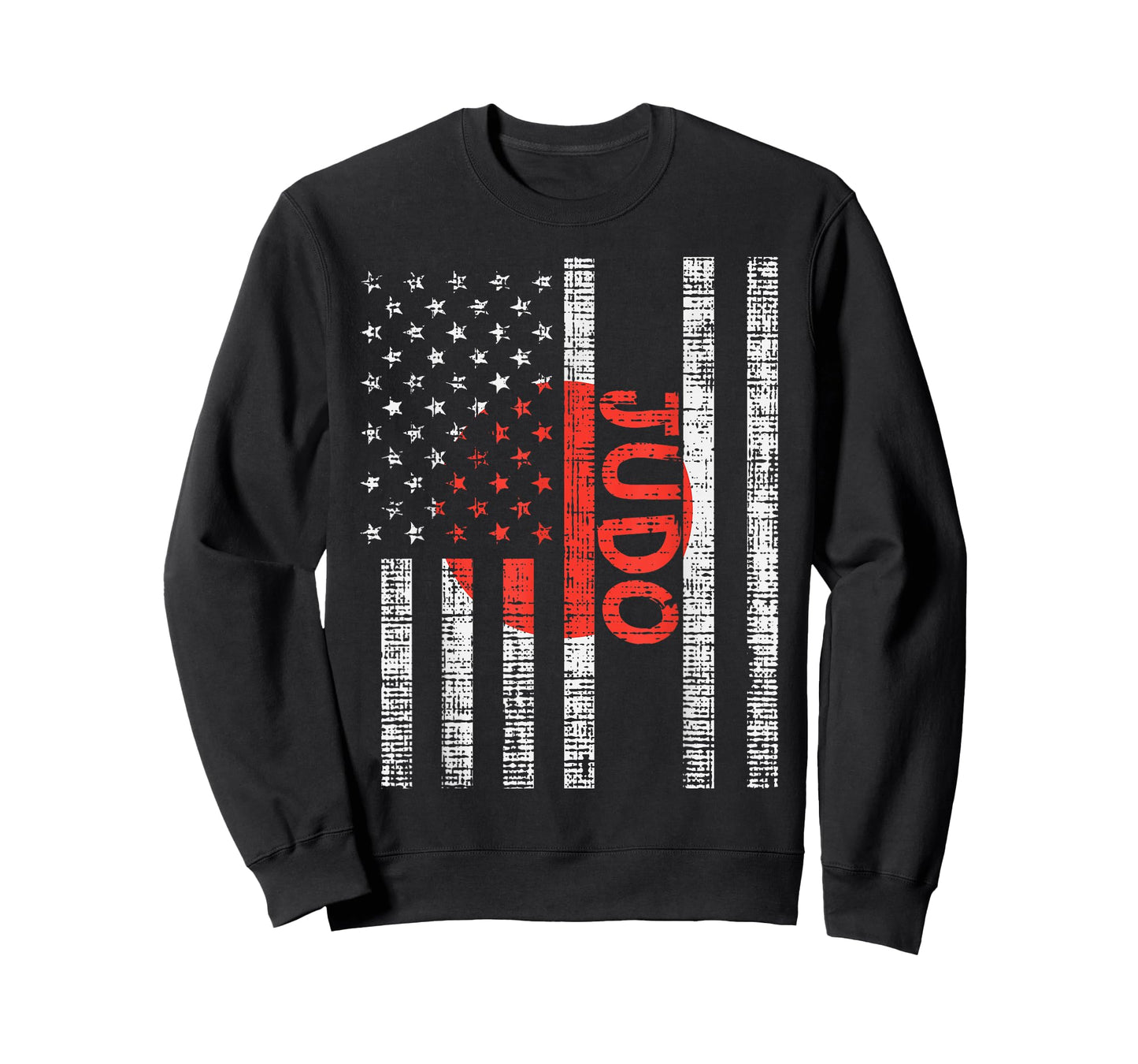 US Japan Flag Judo Vintage Patriotic Martial Art Judoka Gift T-Shirt for Women Kids Men