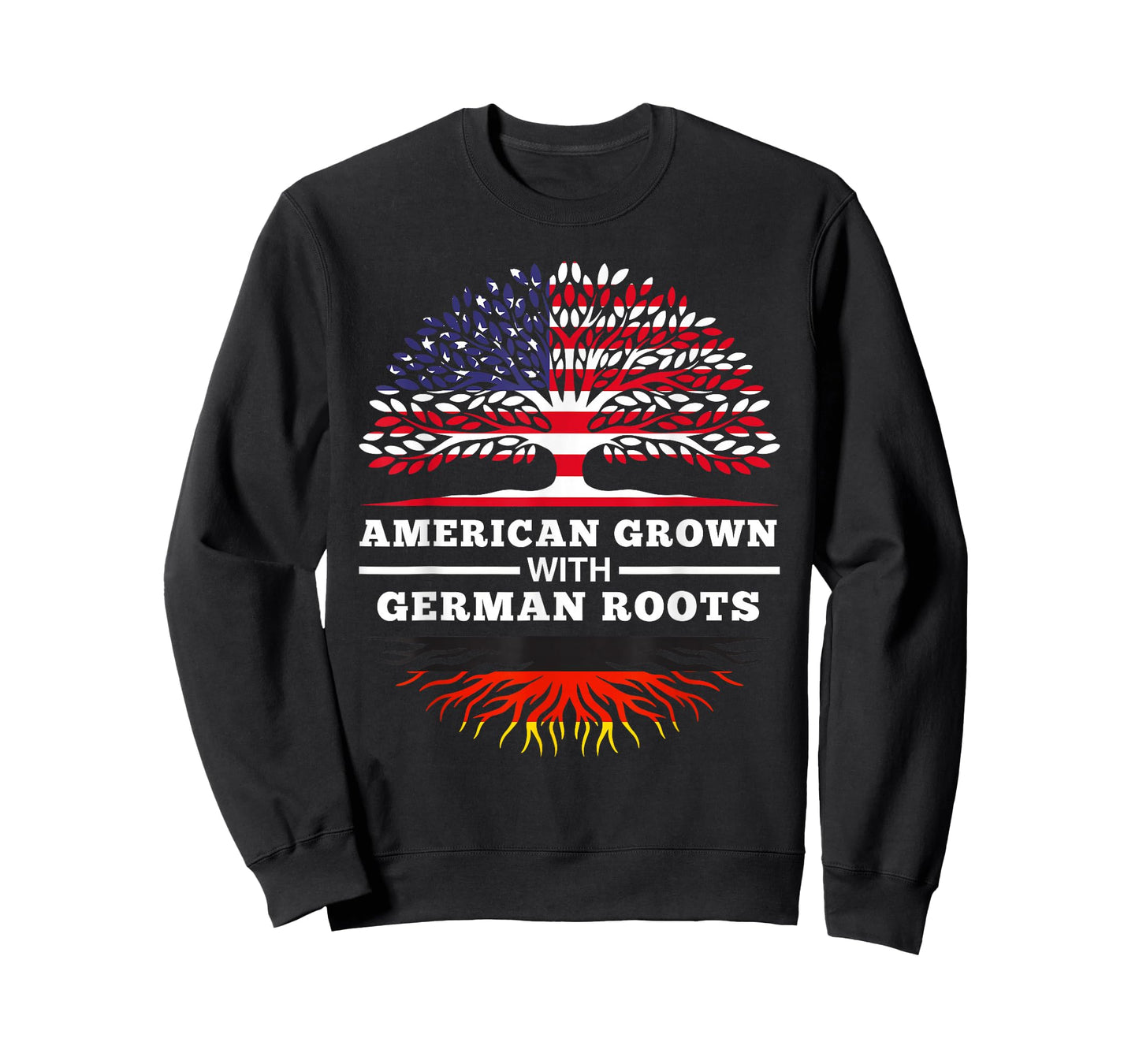 American Grown with German Roots Family Heritage Germany T-Shirt Small