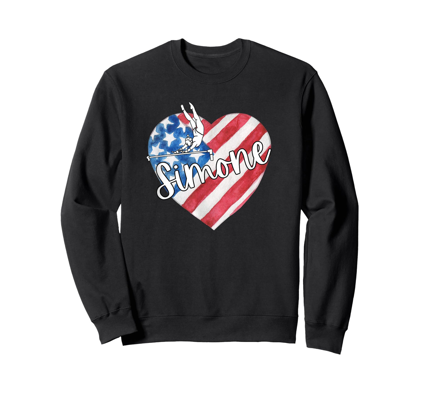 Simone T American Flag Swappable For Men and Women T-Shirt