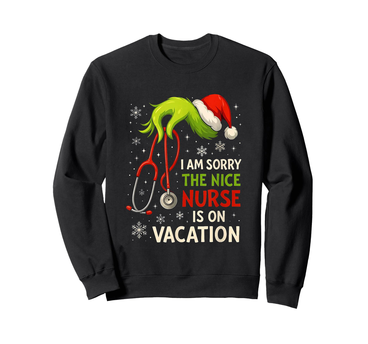 Christmas I Am Sorry The Niche Nurse Funny Santa Hat Medical T-Shirt
