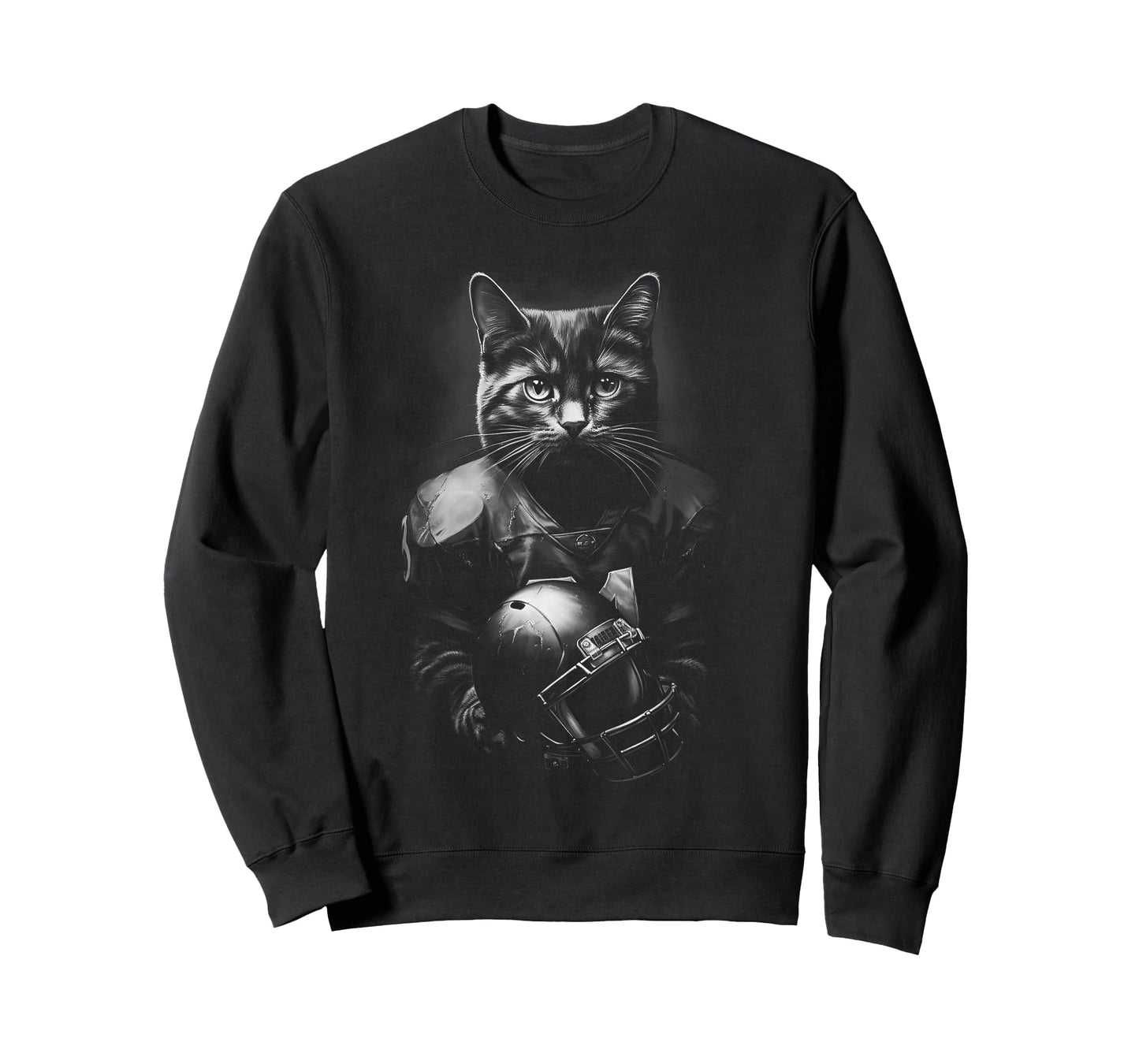 Cool Cat Football Season Funny Football Accessories Cat T-Shirt