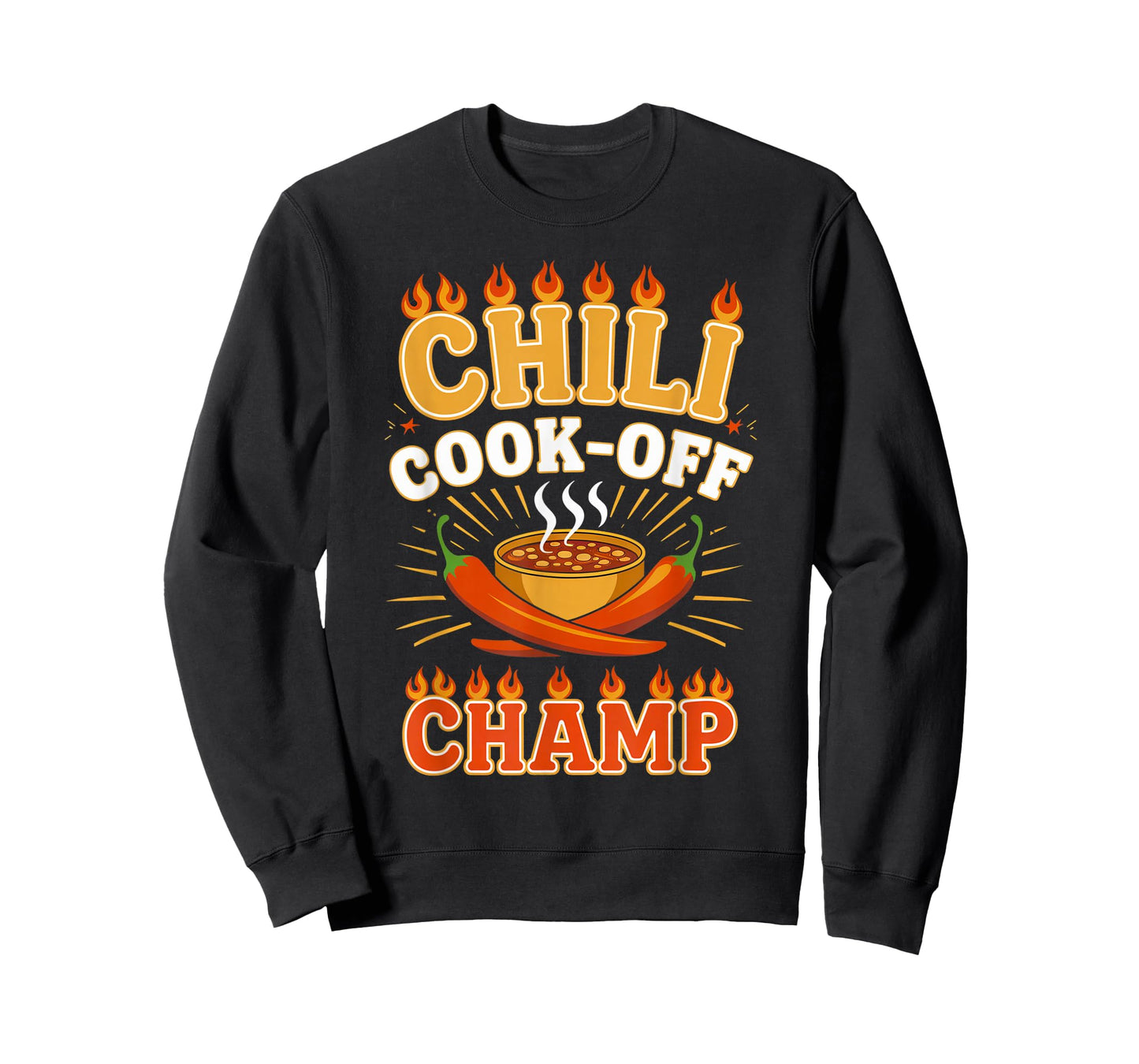 Chili Cook-Off Champion Fun Spicy Food Contest Enthusiast T-Shirt