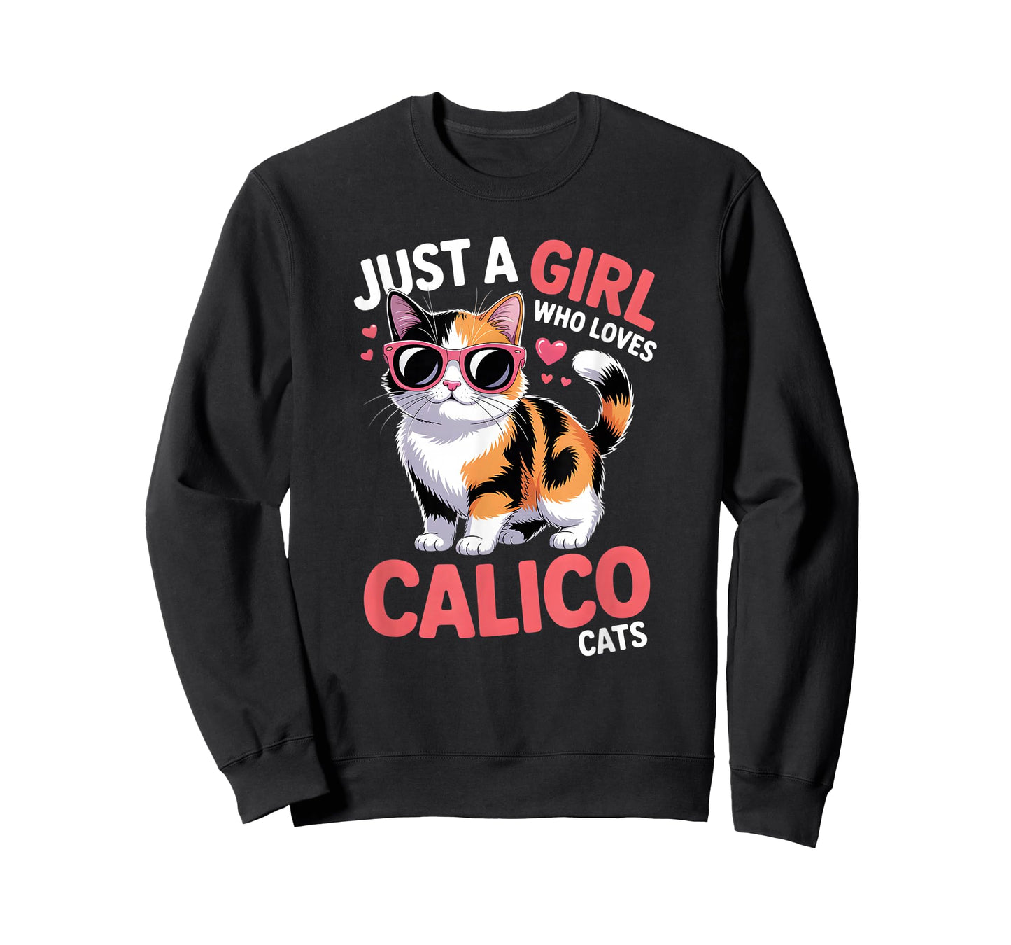 Girls Calico Cat T-Shirt
