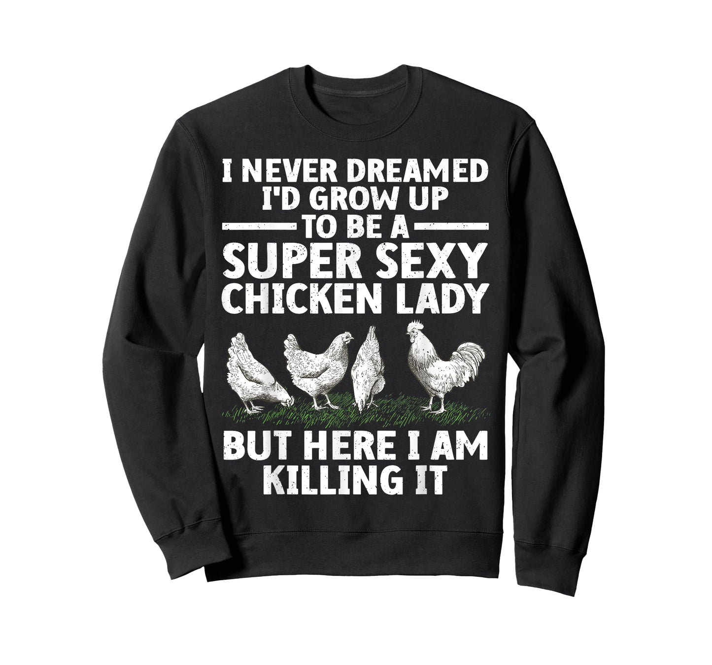 Cool Chicken Lady Art For Women Mom Hen Flock Chicken Farmer T-Shirt