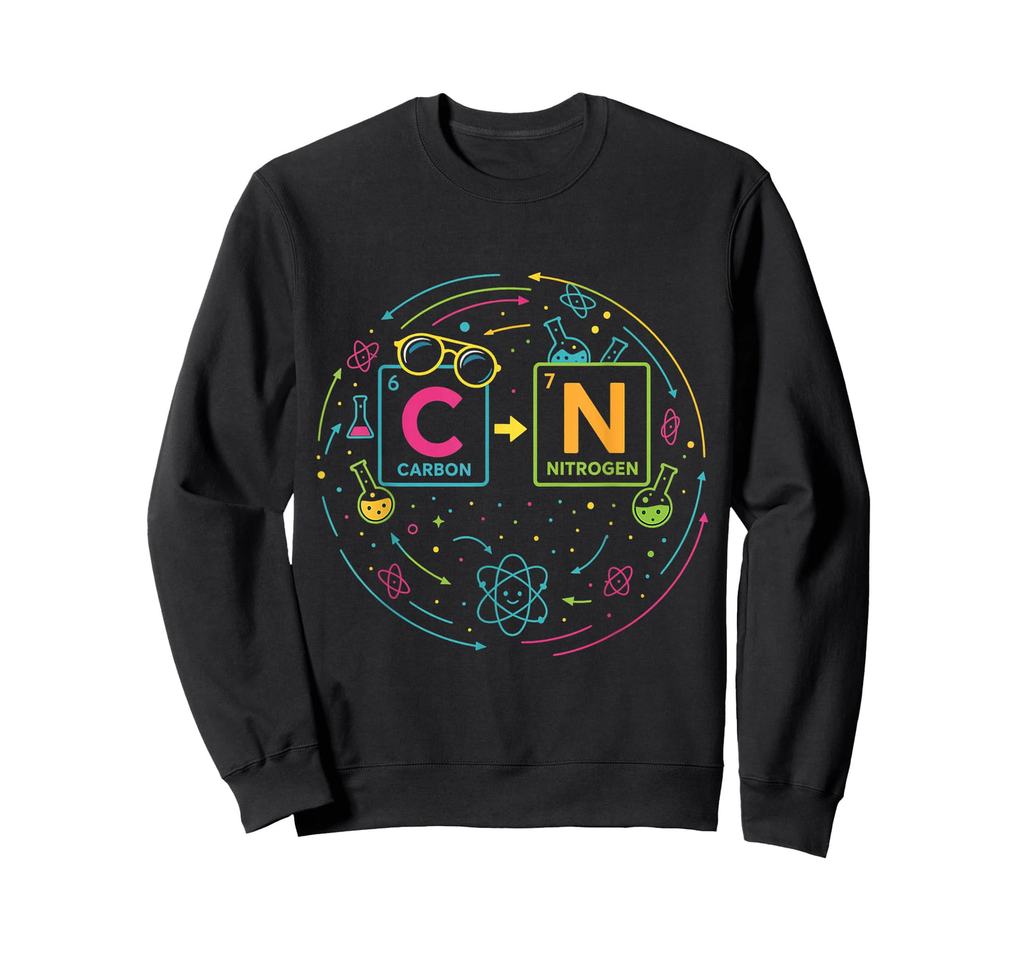 Funny 6 7 Science Chemistry Teacher Periodic Table Meme T-Shirt