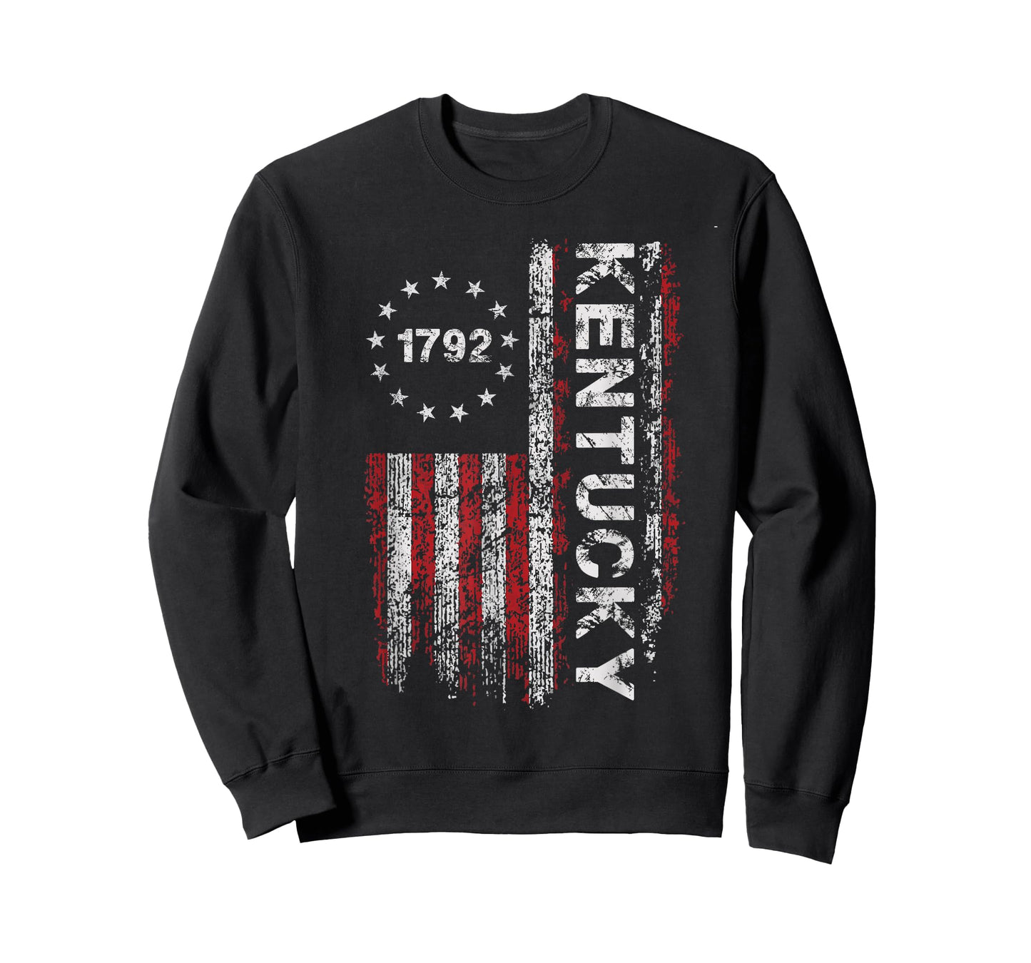 1792 Kentucky State US Flag Vintage For Men Women Youth T-Shirt