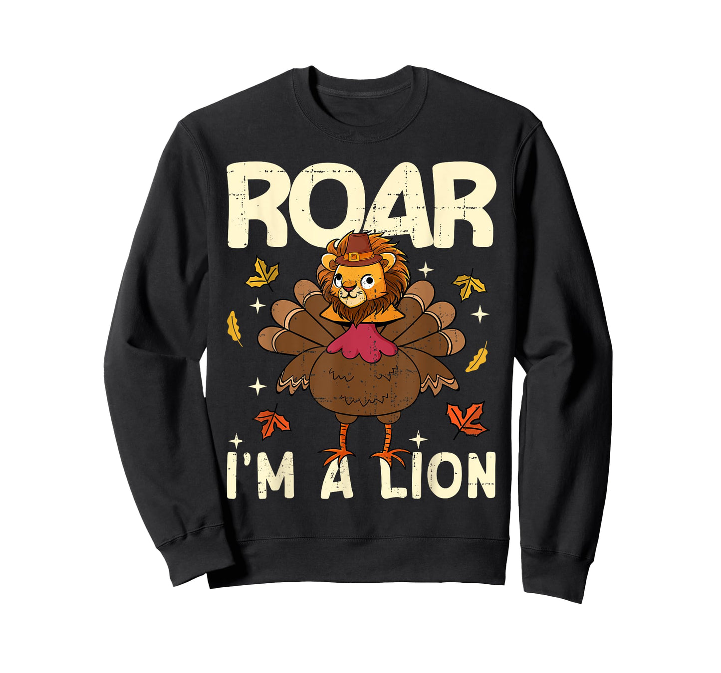Thanksgiving Fake Lion Thanksgiving Turkey Lion Funny T-Shirt