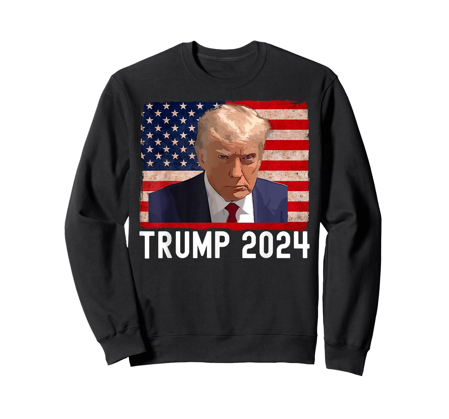 Great I Stand With Trump American Flag Men Woman Vintage T-Shirt