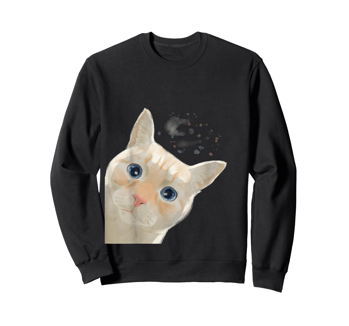 Funny Colorpoint Shorthair Curious Flame Point Siamese Cat T-Shirt
