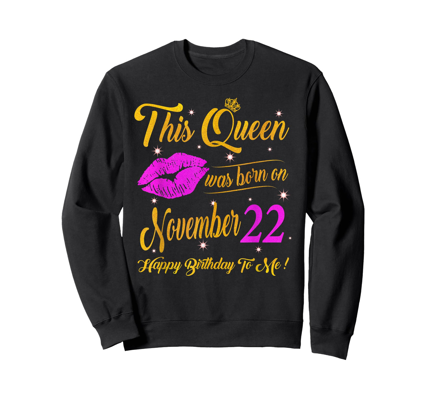 This Queen Was Born On November 22 Birthday Gift High Heels T-Shirt