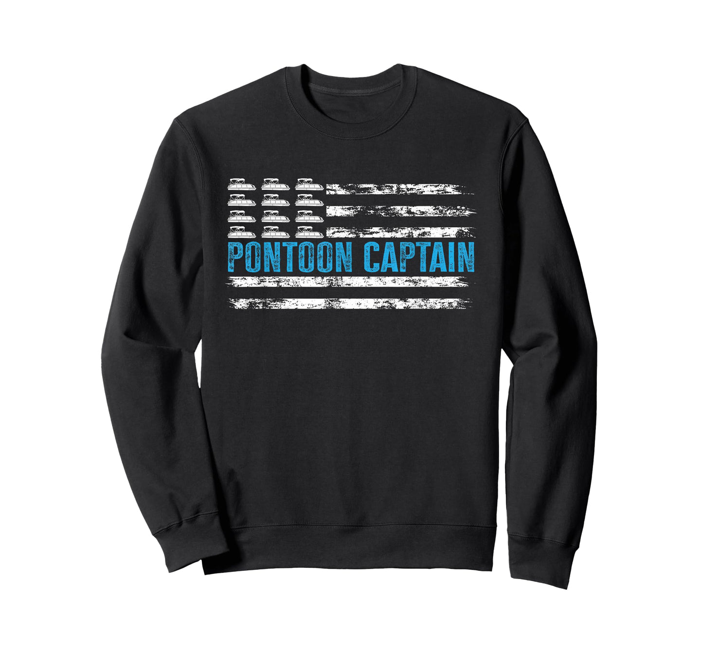 Pontoon Captain Funny Boating 4th Of JulyPontoon Boat T-Shirt