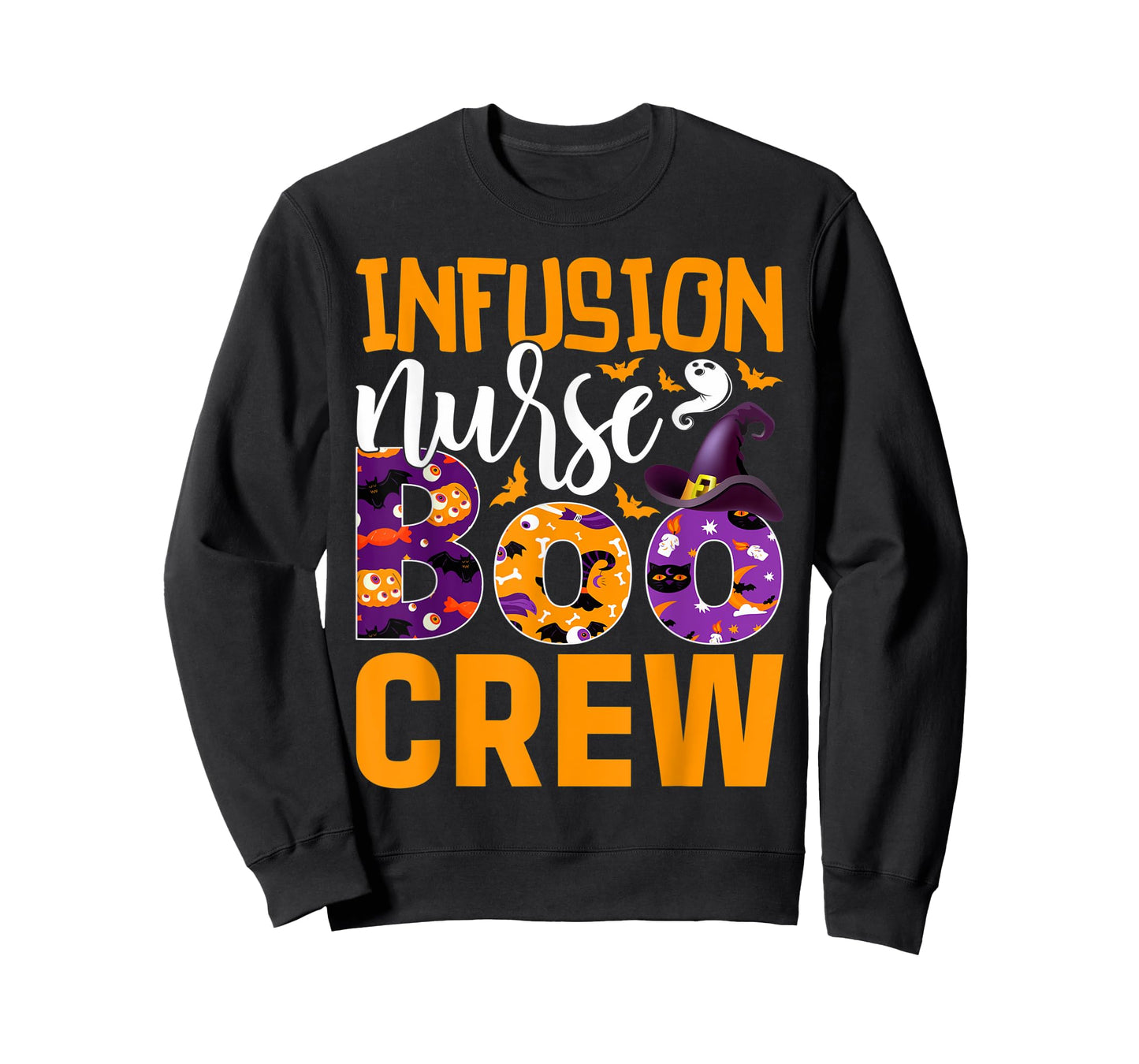 Cute Halloween Infusion Nurse - Boo Crew Nurse T-Shirt