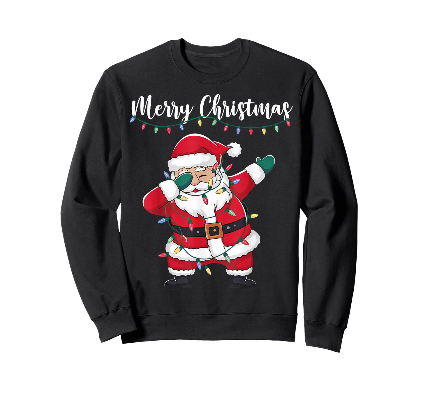 Merry Christmas Funny Dabbing Santa Claus Men Women Kids T-Shirt