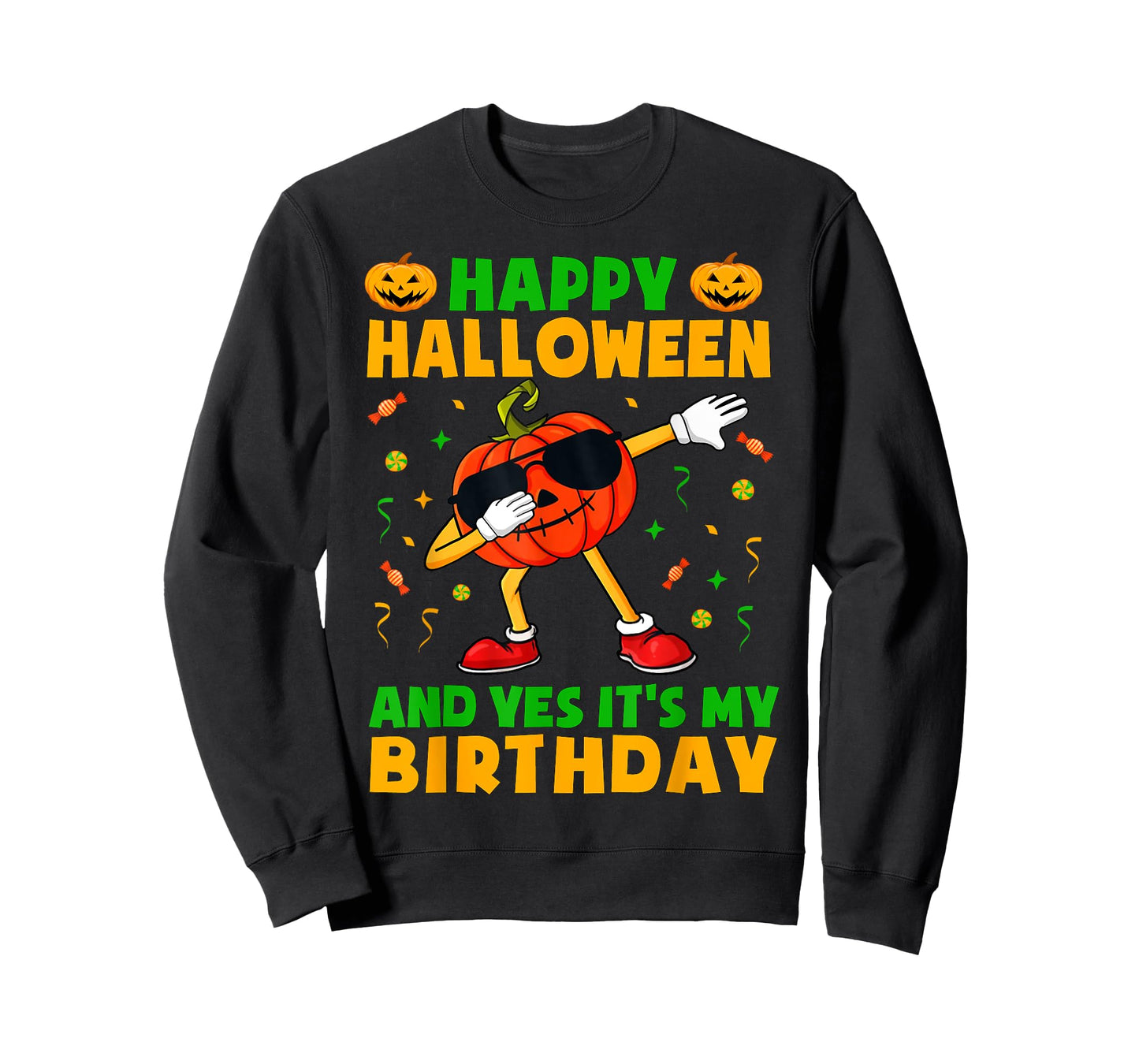 Happy Halloween And Yes It's My Birthday Party Kids Boys T-Shirt
