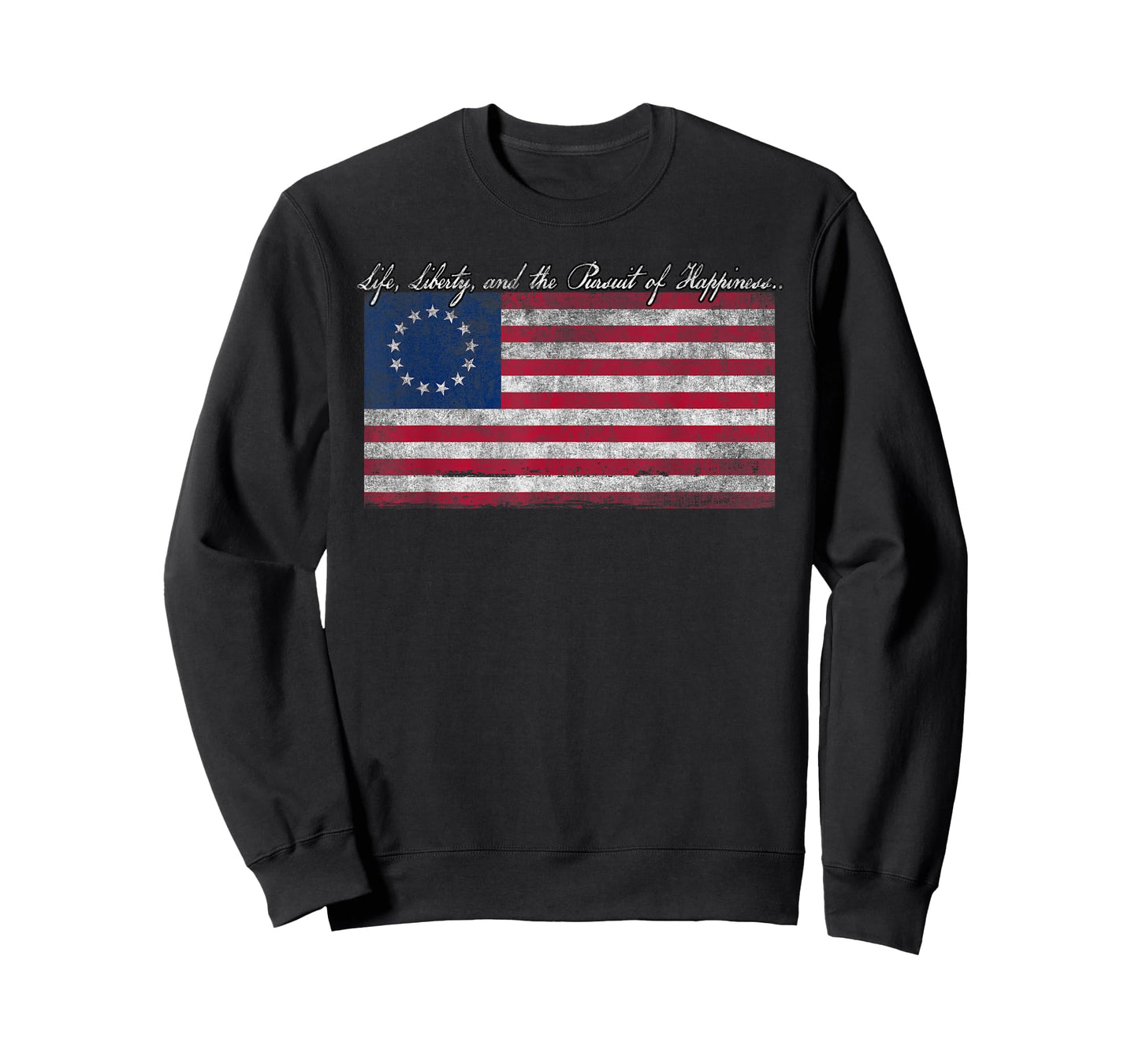 Life, Liberty, and the Pursuit of Happiness Flag T-Shirt T-Shirt